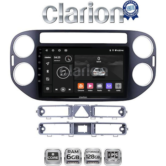 Clarion Gl53590b ОЕМ Мултимедийна Екран Автомобилен Volkswagen Tiguan 2007>2017 Apple CarPlay Android Auto Bluetooth GPS Вграден Wi-Fi GPRS Electriclife
