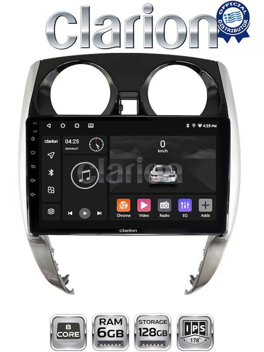 Clarion Gl53790 OEM Multimedia Car Audio System Nissan Note 2013 > 2020 CarPlay Android Auto BT GPS Wi-Fi GPRS Electriclife