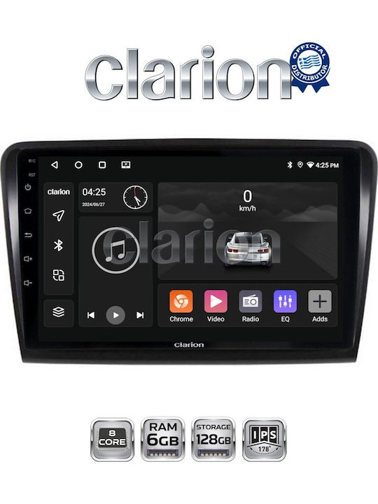 Clarion GL53982 OEM Multimedia Car Audio System Skoda Superb 2008>2015 CarPlay Android Auto BT GPS Wi-Fi GPRS Electriclife