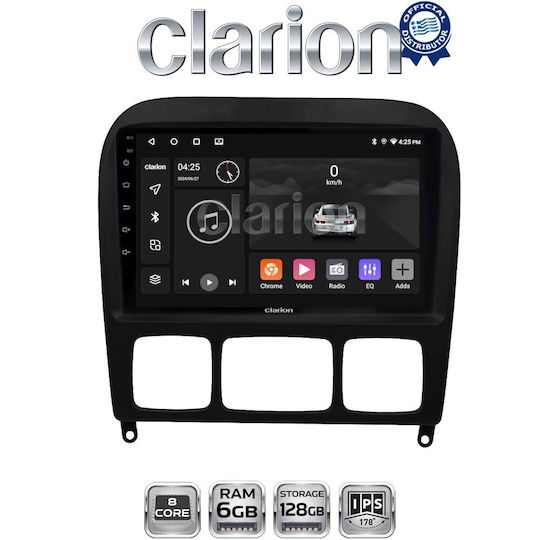 Clarion Gl53220 Oem Мултимедийна Екран Автомобилни Аудио Системи Mercedes S W220 1998>2005 Carplay Androidauto Bt Gps Wifi Gprs Electriclife