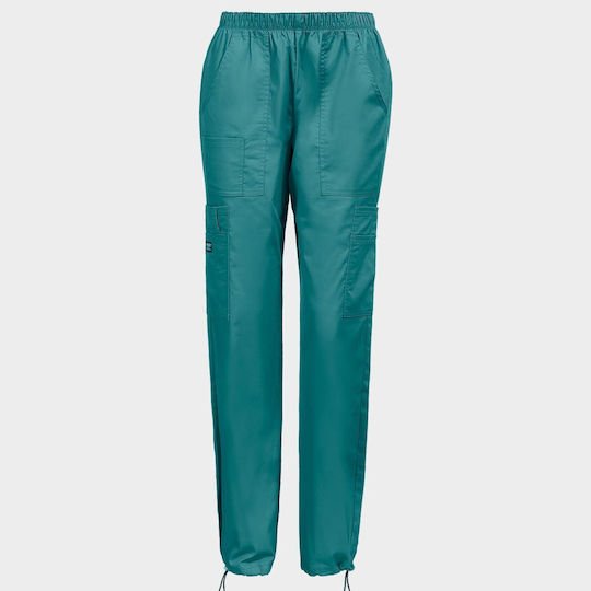Cherokee Cherokee Damen Medizinische Hosen Petrol Blau aus Baumwolle und Polyester 08001911 2XL