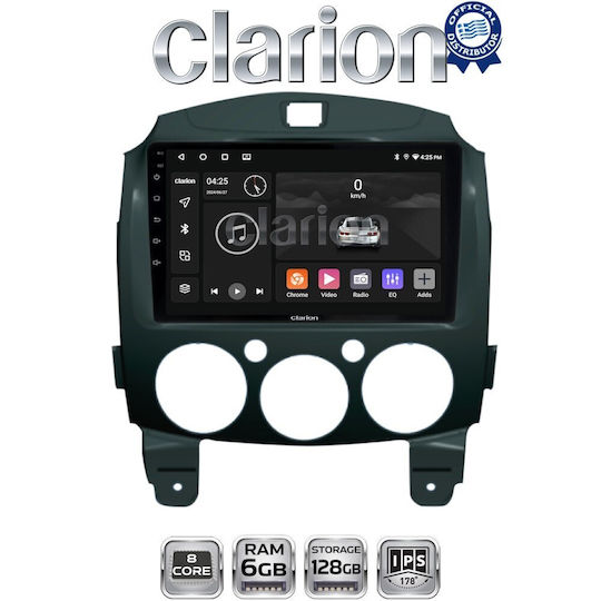 Clarion Gl53430 OEM Мултимедийна Екран Автомобилни Аудио Системи Mazda 2 2007>2014 CarPlay Android Auto Bluetooth GPS Вграден Wi-Fi GPRS Electriclife