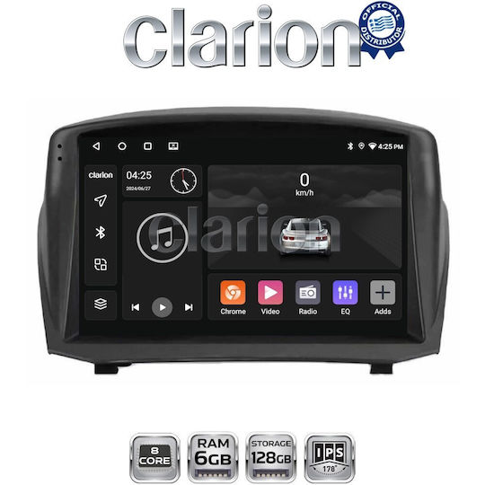 Clarion Gl53152b OEM Multimedia Car Audio System Ford Fiesta 2009>2017 CarPlay Android Auto BT GPS Wi-Fi GPRS Electriclife