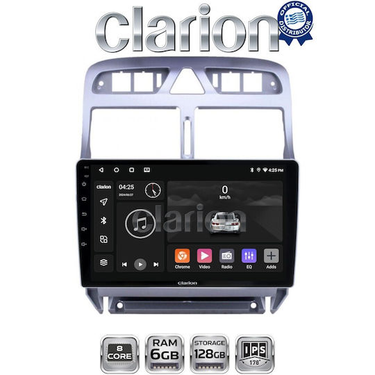 Clarion Gl53017 OEM Multimedia Car Audio System Peugeot 307 CarPlay Android Auto BT GPS Wi-Fi GPRS Electriclife