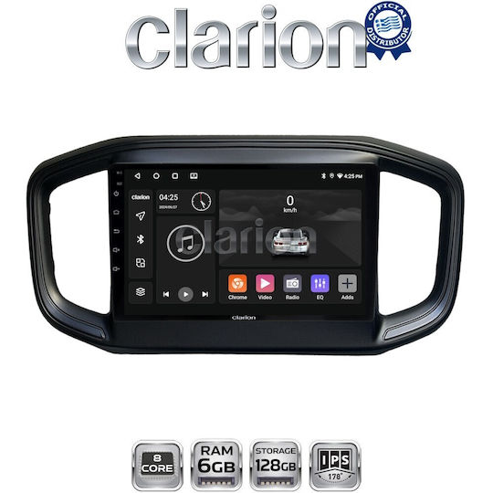 Clarion Gl53259 ОЕМ Мултимедийна Екран Автомобилни Аудио Системи Fiat Strada 2021> CarPlay AndroidAuto Bt Gps WiFi Gprs Electriclife