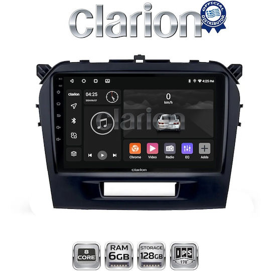 Clarion Gl53571 OEM Мултимедийна Екран Автомобилни Аудио Системи Suzuki Vitara & Brezza 2016> CarPlay AndroidAuto BT GPS Wi-Fi GPRS ElectricLife