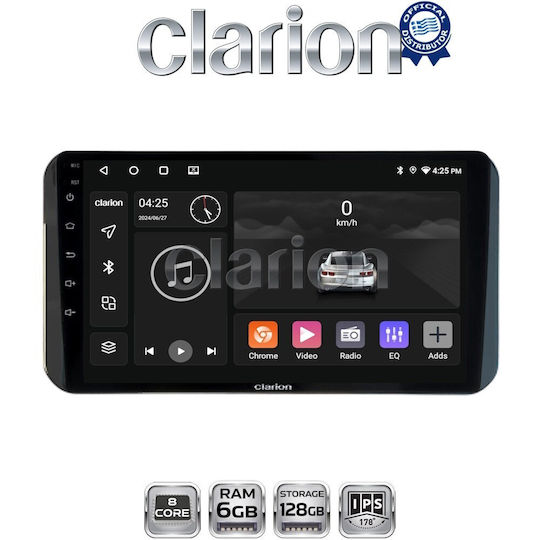 Clarion Gl53754h OEM Multimedia Car Audio System Toyota Yaris 2023 High Version CarPlay Android Auto BT GPS Wi-Fi GPRS Electric Life