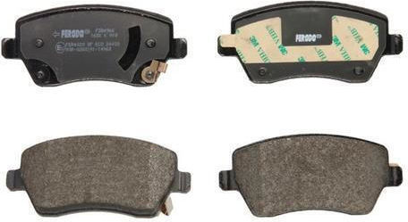 Ferodo Premier Eco Friction Мотоциклетни накладки Предни Fdb4966