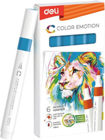 Deli Acrylic Marker Royal Blue