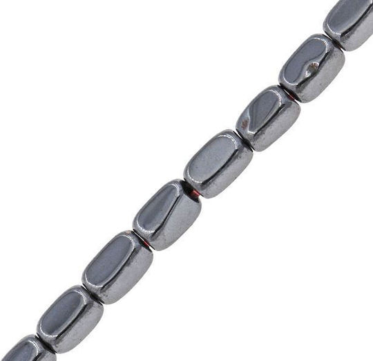 Αιματίτης Ορθογώνιο Mini Ασημί 2x4mm 110τμχ