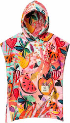 Girls’ Hooded Terry Poncho Joypop Vasiliki