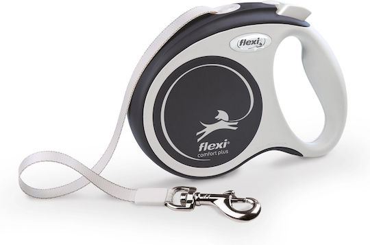 Flexi Foldable Dog Leash/Lead Strap Leash Comfort in Grey 5m