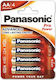 Panasonic Pro Power Αλκαλική Μπαταρία AA 1.5V