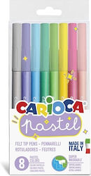 Carioca Pastel Pastel Σετ 8 Χρώματα