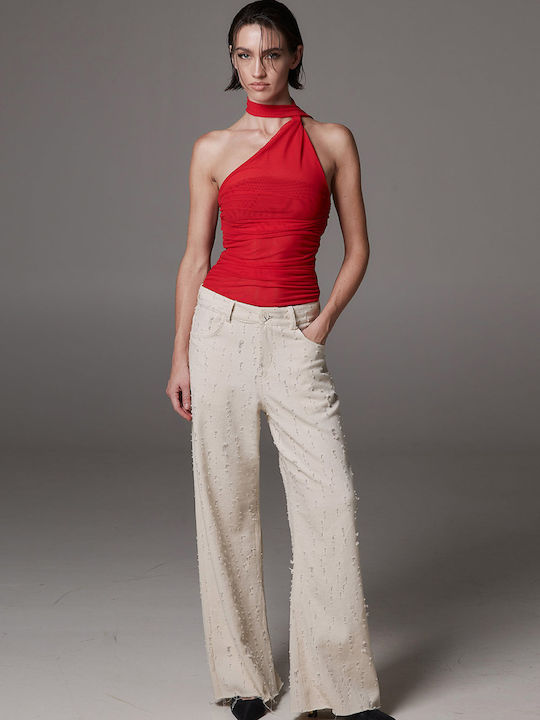 Jardin De Vanite Blouse Red