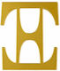 Monogram Plexiglass 10cm Gold Sword
