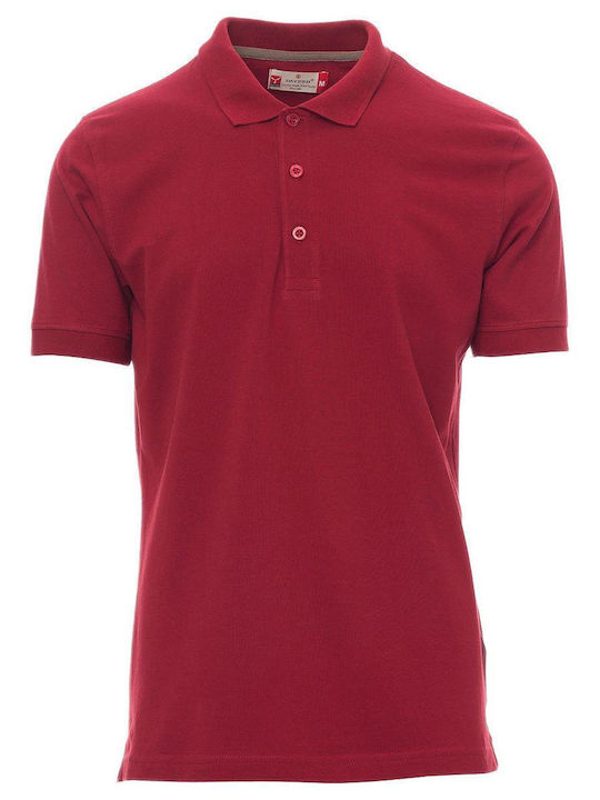 Payper Ανδρικό Διαφημιστικό T-shirt Κοντομάνικο Bordeaux
