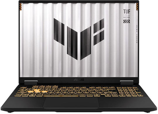 Asus Tuf Gaming F16 FX608JHI-TU203W 16 Zoll IPS FHD+ 144Hz i5-14450HX 16GB 512GB SSD GeForce RTX 5050 Windows 11 Startseite Jaeger Grau Internationales Englisch Tastatursprache