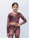 Kids Long-Sleeved Crop Top Pastel