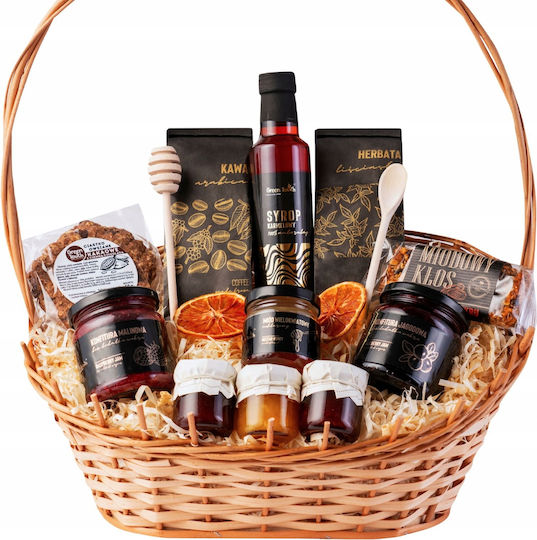 Geschenkkorb Set Geschenkkorb Tee Kaffee Honig Sirup Marmelade