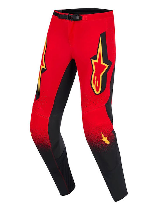 Alpinestars Supertech Scenz Летни Мъжки Панталон Motocross Червен Alpinestars Supertech Scenz Летни Мъжки Панталон Motocross Червен