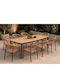 Garten- und Outdoor-Möbelsets Tischesatz Denver 8 Stück Anthrazit E6760,2S1