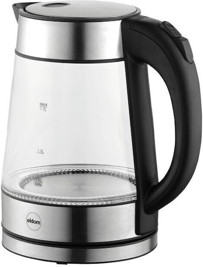 Eldom Ketty Βραστήρας 1.7lt 2200W Γκρι