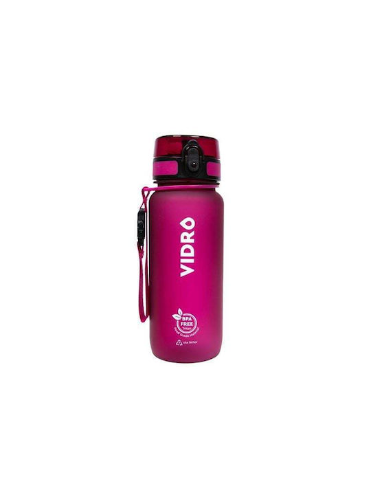 Vidro Bpa Free Sticlă De Apă 650ml Roșie Vidro Bpa Free Sticlă De Apă 650ml Roșie