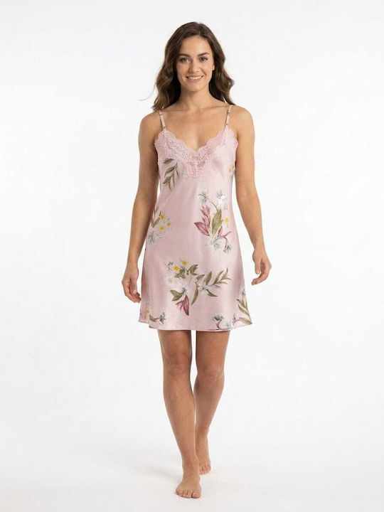 Cootaiya Summer Women's Pink Nightgown