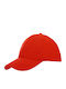 Stealth 00835 Six-Panel Jockey Cap 100% Brushed Cotton Red