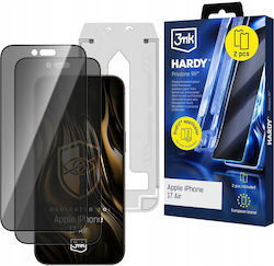 3mk Pack 2 Tempered Glass Iphone Air Privacy Transparent Black 3mk Pack 2 Tempered Glass Iphone Air Privacy Transparent Black