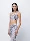 Women's Athletic Sports Bra White