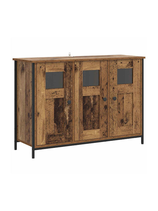 Μπουφές Ξύλινος Παλαιωμένο Ξύλο 100x35x70cm