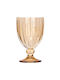 Atmosphera Glasses for White Wine made of Glass in Yellow Colour 310ml