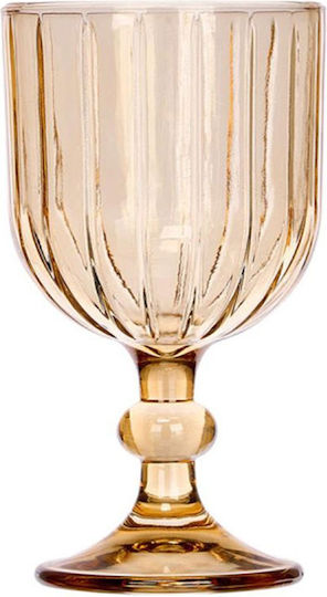 Atmosphera Glass for White Wine made of Glass in Yellow Colour 380ml
