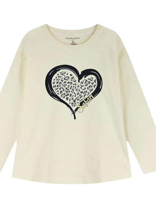 Kids Long-sleeved Blouse Ecru
