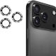 iPhone 17 Pro 17 Pro Max Enkay 9h Заден Обектив Алуминиева Сплав Филм Закалено Стъкло Титаниево Сиво