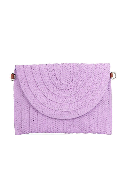 Silia D Straw Women's Crossbody Bag Purple