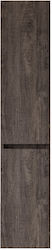 Furnibath Bathroom Cabinet 30x24x150cm Melamina Grey 5201025