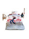 SB Home Σετ Σεντόνια Μονά Βαμβακερά Hip Hop Red 160x260cm 3τμχ