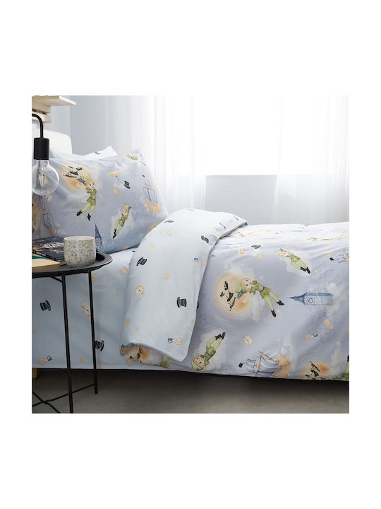 Vesta Home Σετ Σεντόνια Μονά με Λάστιχο Βαμβακερά Peter 170x260cm 3τμχ