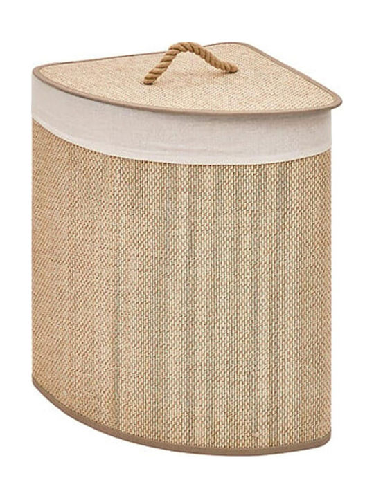 Atmosphera Καλάθι Απλύτων Bamboo 48lt 37x37x50cm Λευκό