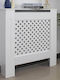 Bakaji Radiator Cover from MDF White 78x19x82cm