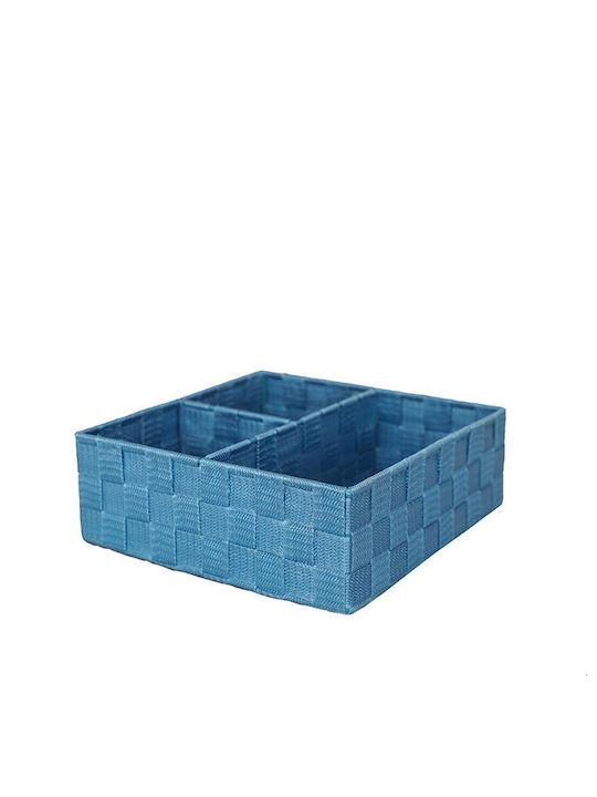 SteweHome Plastic Multicolour Storage Basket 26x26x26cm