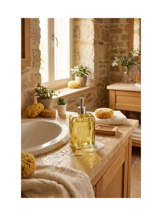 SteweHome Dispenser Κουζίνας Γυάλινο Κίτρινο 500ml