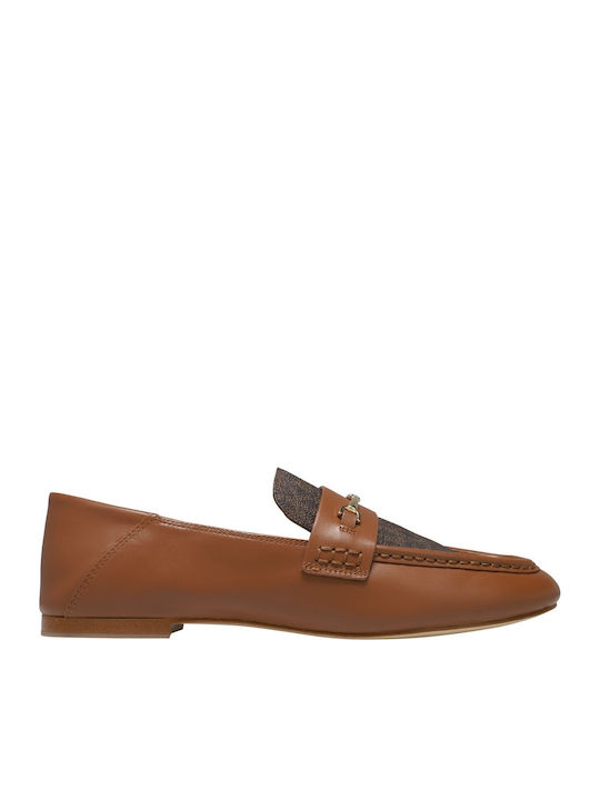 Lena Δερμάτινα Γυναικεία Loafers σε Καφέ Χρώμα