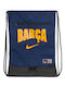 Nike Fc Barcelona Τσάντα Πλάτης Γυμναστηρίου Μπλε