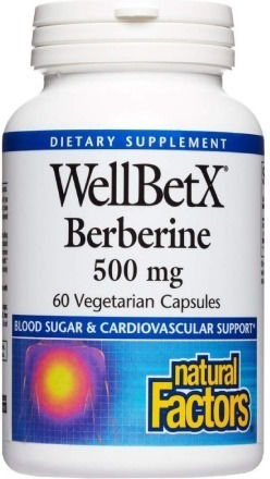 Natural Factors WellBetX Berberin 500mg 60 Κapseln
