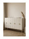 SteweHome Sideboard Holz 120x40x75cm Braun