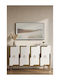SteweHome Sideboard Holz 120x40x75cm Braun
